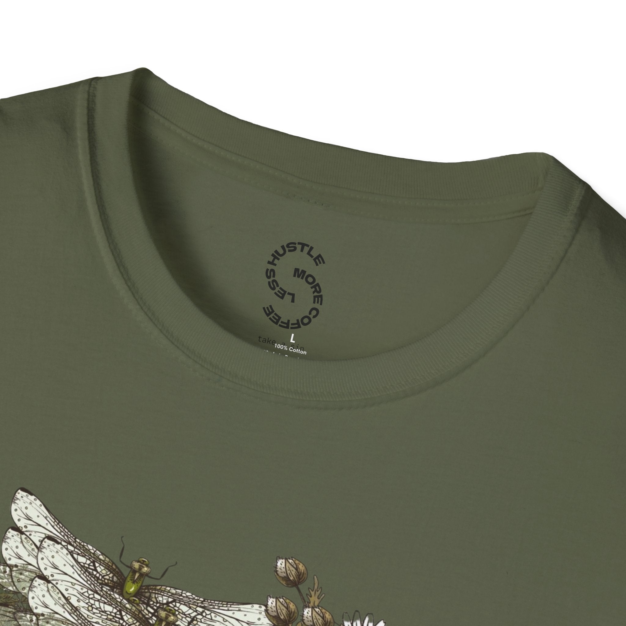 Skull & Daisies Graphic T-Shirt — Botanical Skull Floral Tee
