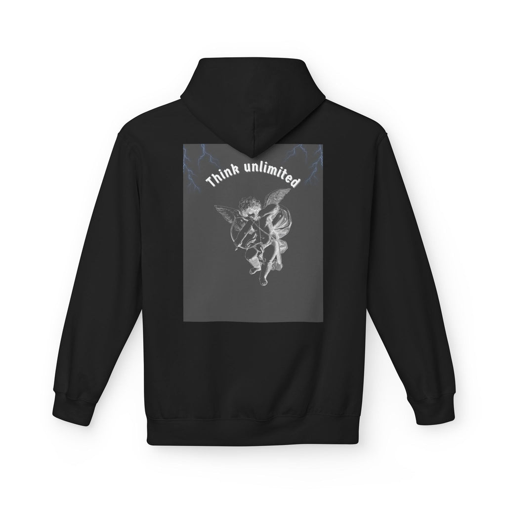 Think Unlimited Hoodie — Inspirational Angel Graphic Pullover