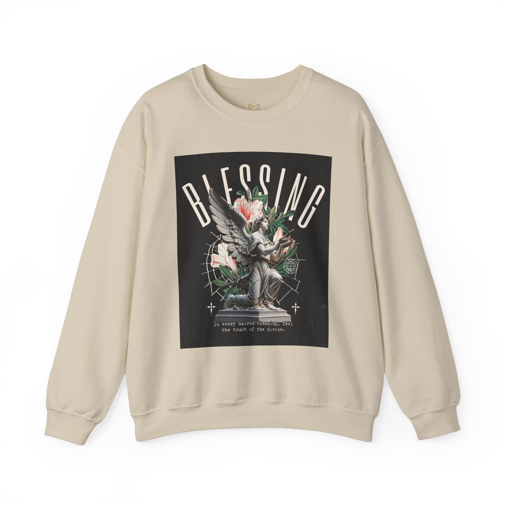 Blessing Statue Graphic Sweatshirt