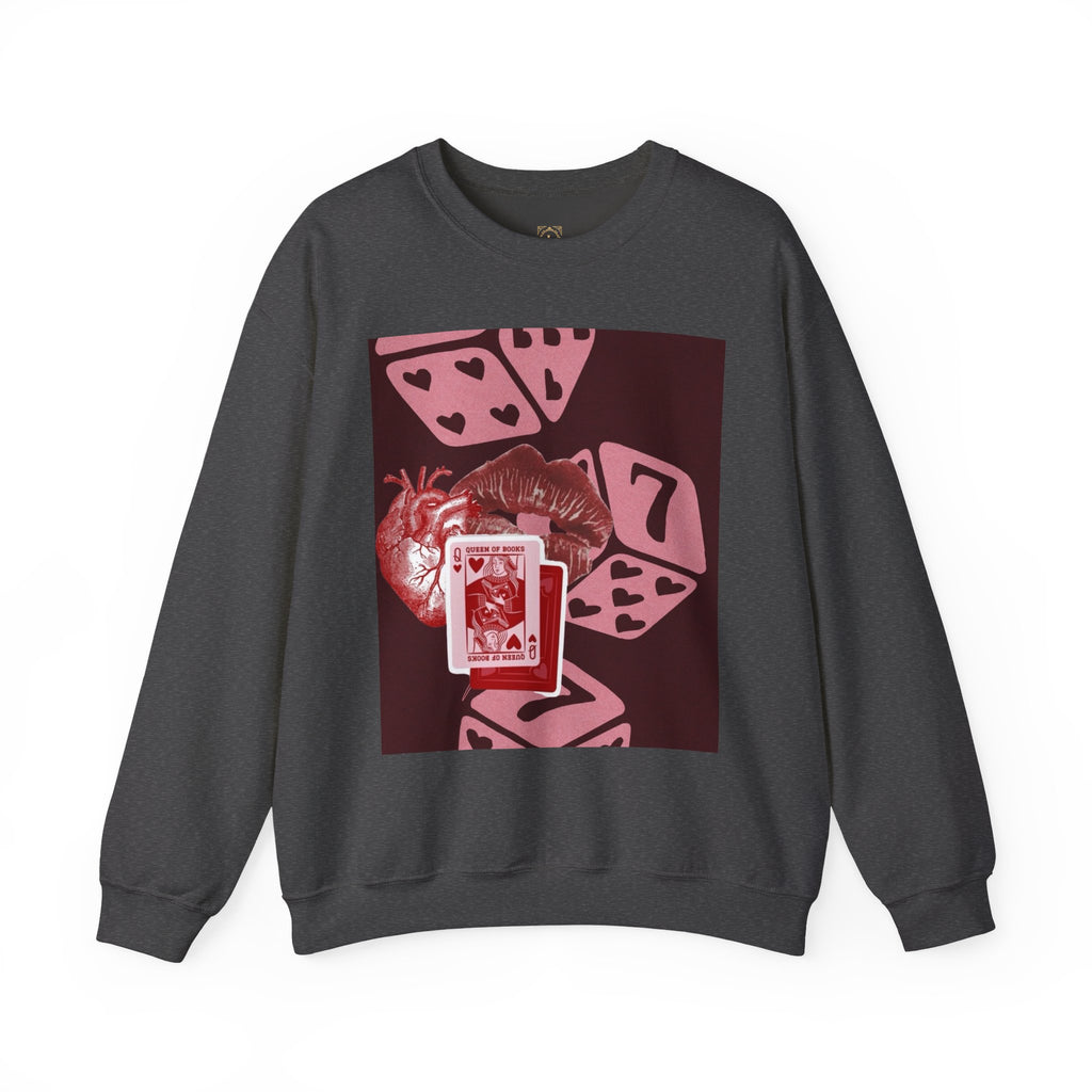 Lucky Heart Dice Crewneck Sweatshirt — 'Legaciess' Logo Back