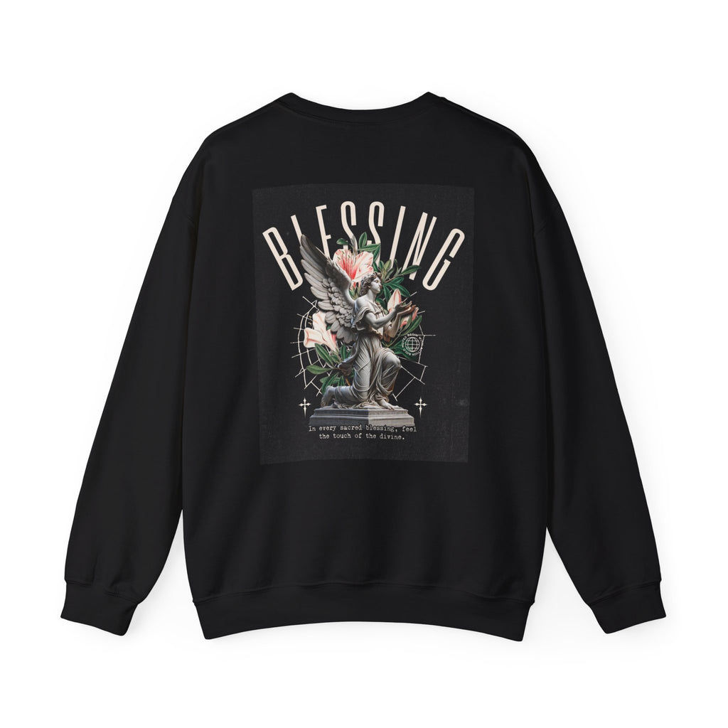 Blessing Statue Graphic Sweatshirt