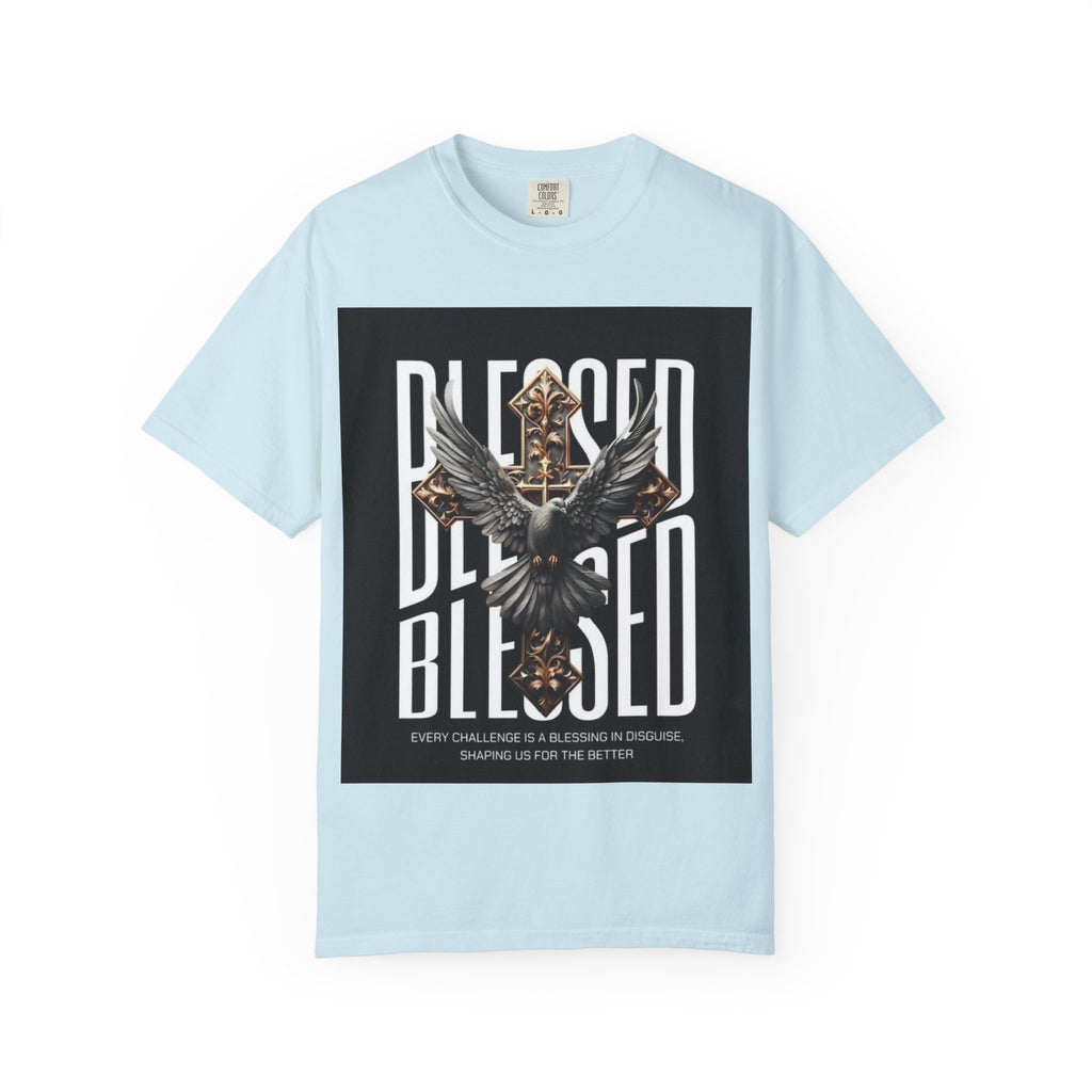 Blessed Dove Graphic T-Shirt — "BLESSED" Faith-Inspired Tee