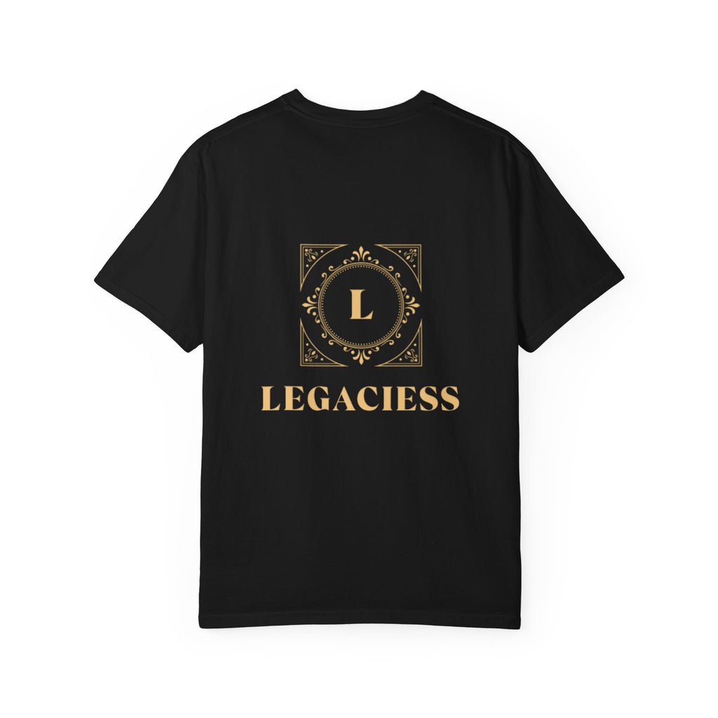 Abstract Neon Kiss T-Shirt — 'Legaciess' Back Logo Graphic Tee