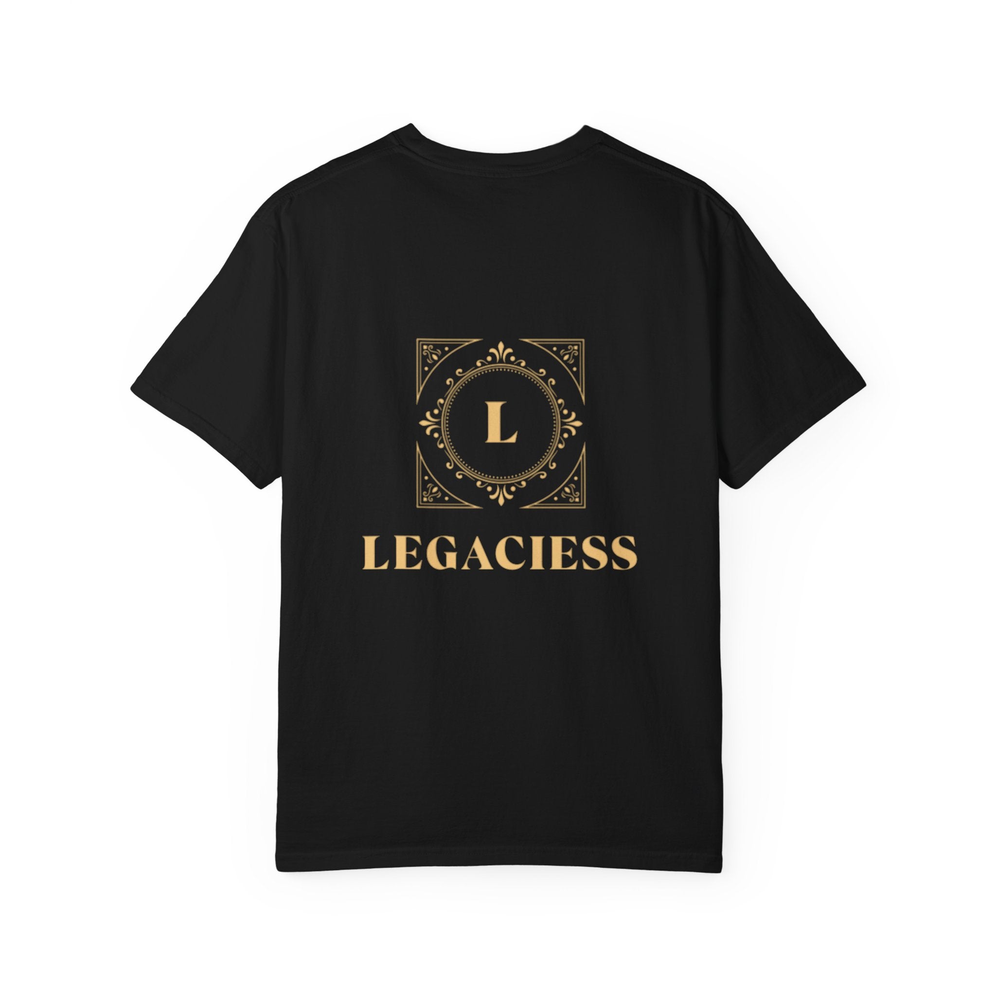 Abstract Neon Kiss T-Shirt — 'Legaciess' Back Logo Graphic Tee