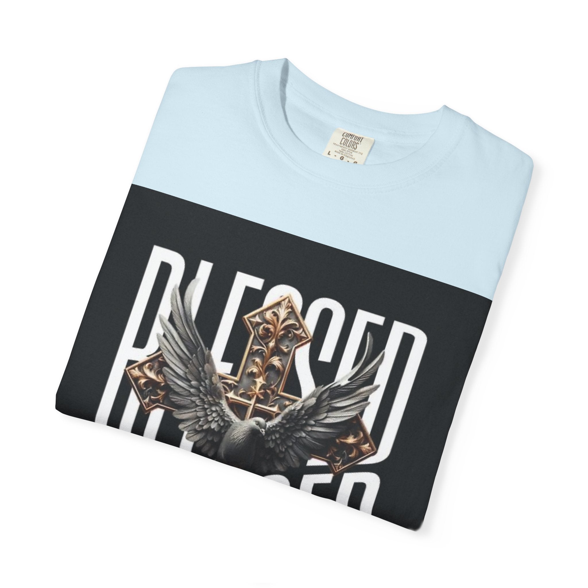Blessed Dove Graphic T-Shirt — "BLESSED" Faith-Inspired Tee