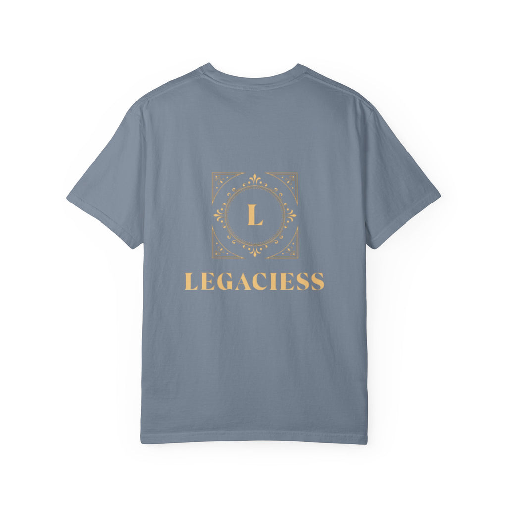 Abstract Neon Kiss T-Shirt — 'Legaciess' Back Logo Graphic Tee