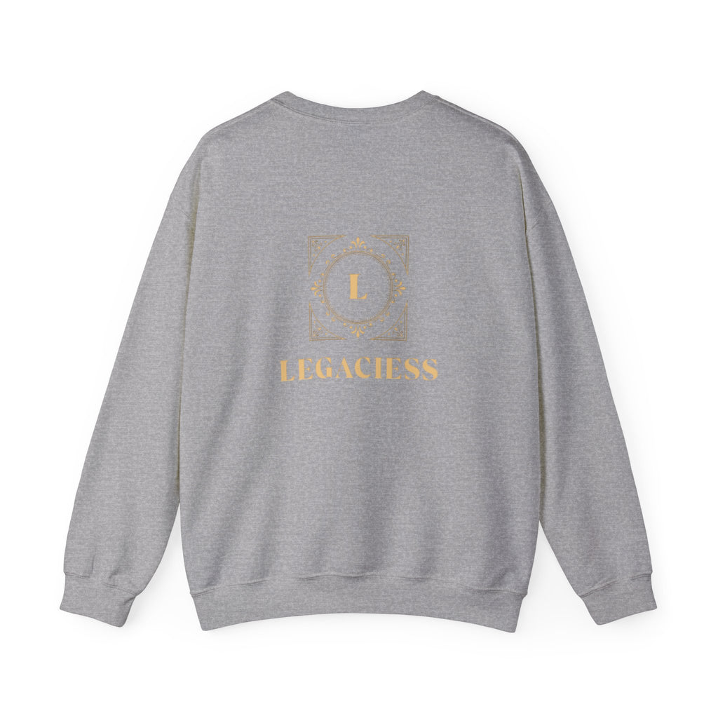 Crewneck Sweatshirt — Vintage Angel Graphic "Forgiven" Streetwear