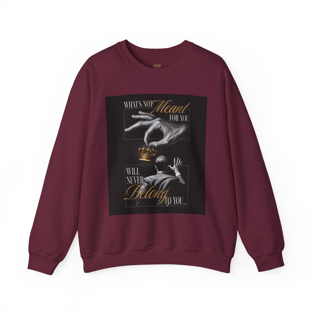 Crewneck Sweatshirt — 'What's My Heart For You' Inspirational Graphic Crewneck