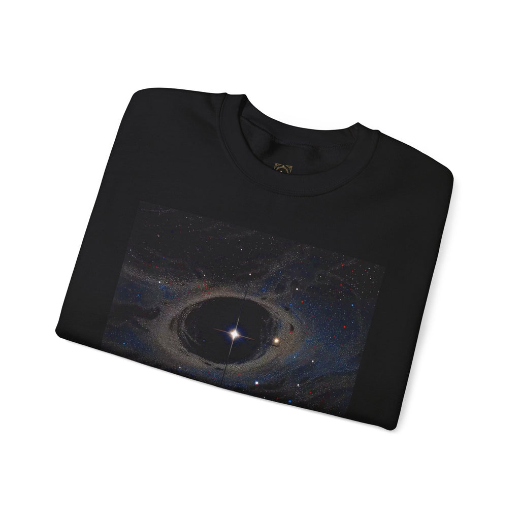 Cosmic Eclipse Crewneck Sweatshirt — 'Legaciess' Logo Back