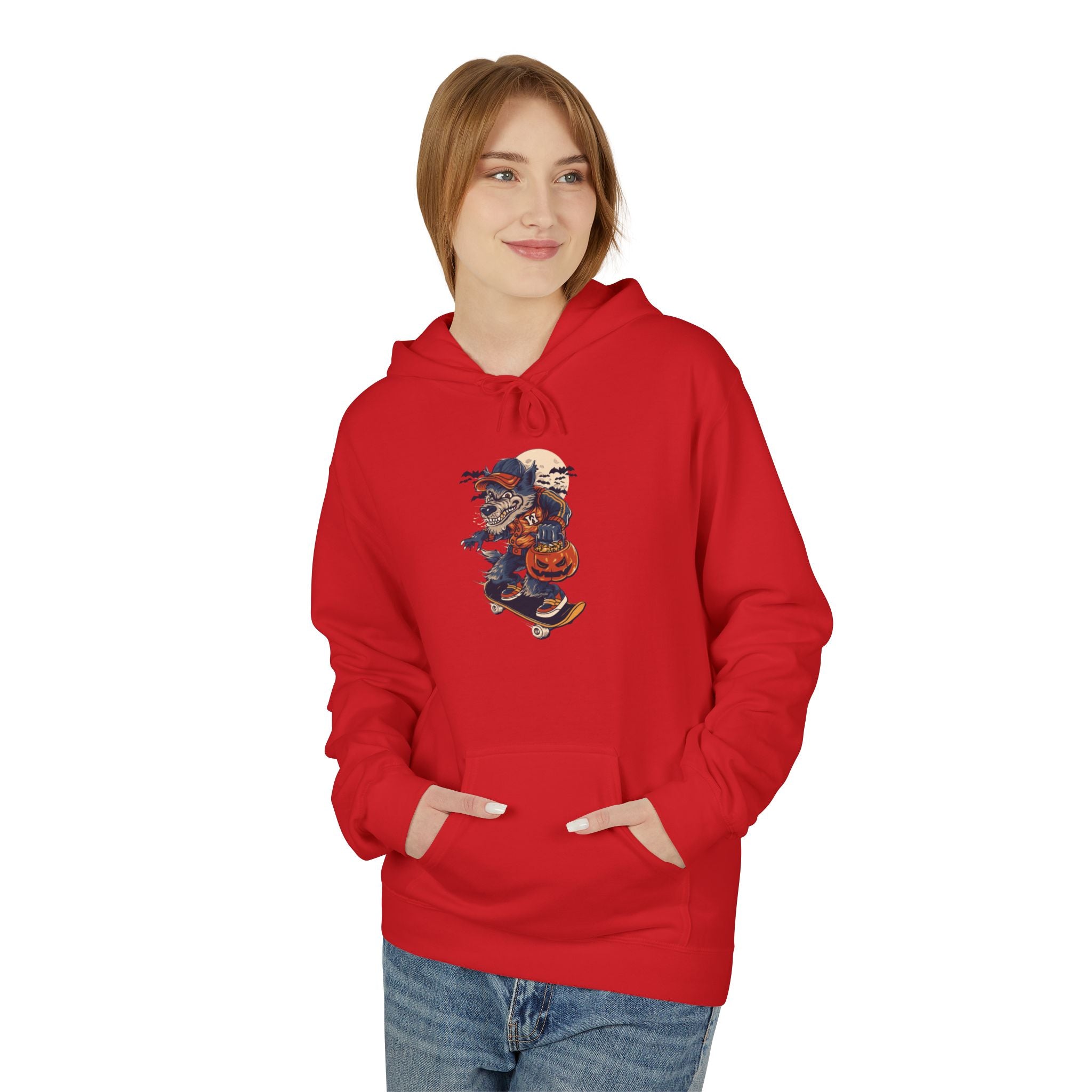 Skull Collage Hoodie — Grunge Floral Skull Graphic Pullover