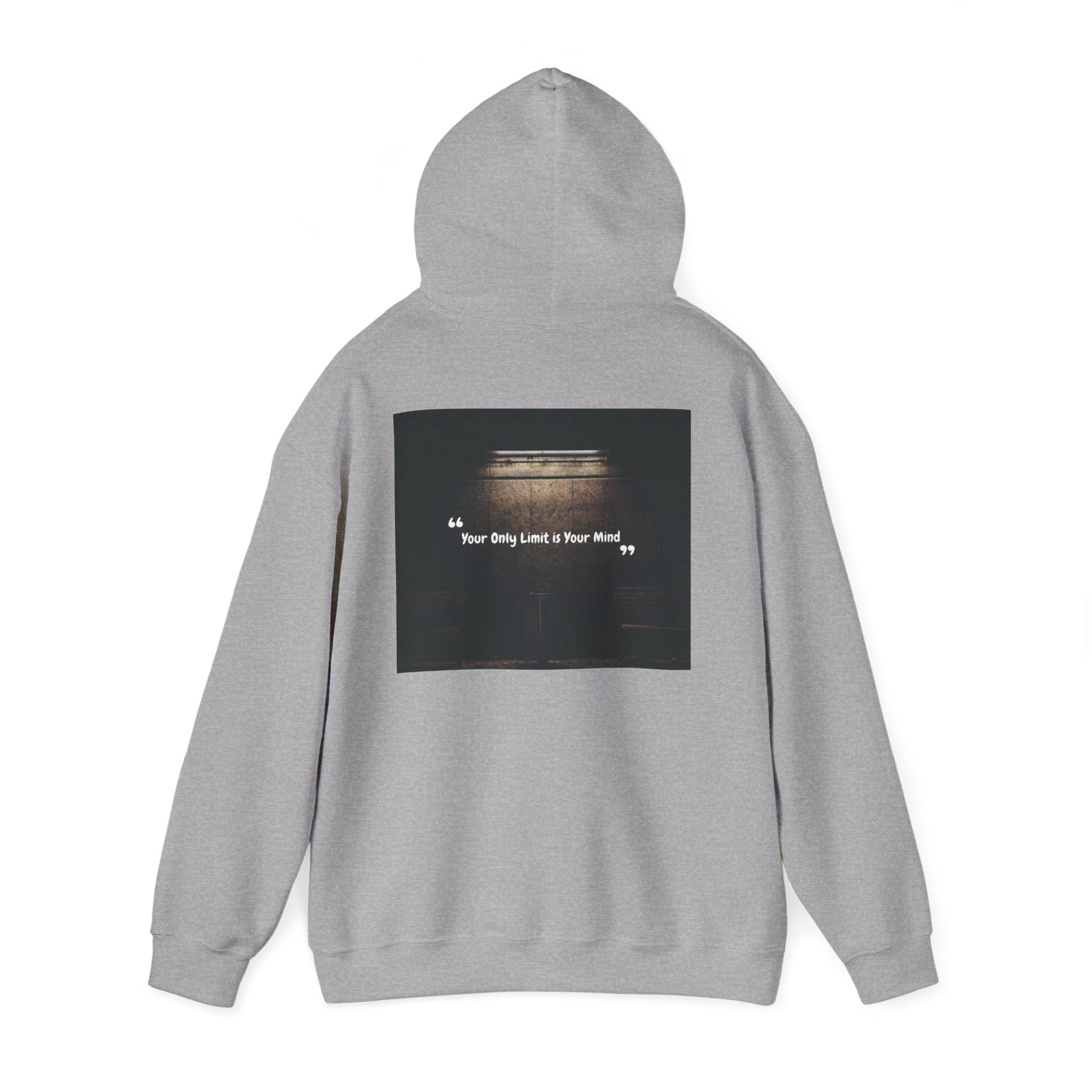 Hoodie — “Your Only Limit Is Your Mind” Inspirational Quote Pullover