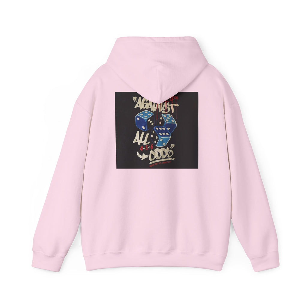 Against All Odds Hoodie — Vintage Dice Graphic Pullover