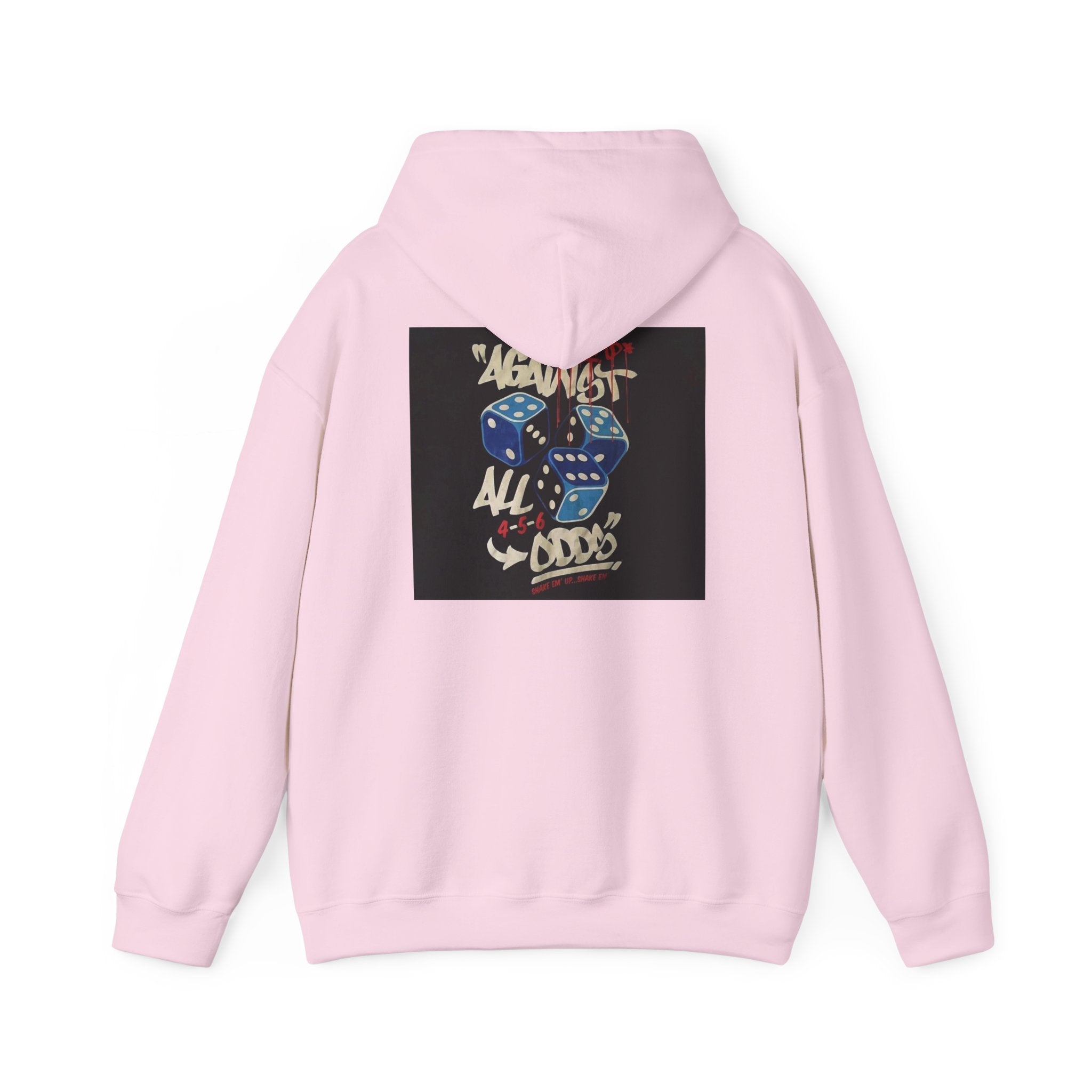 Against All Odds Hoodie — Vintage Dice Graphic Pullover