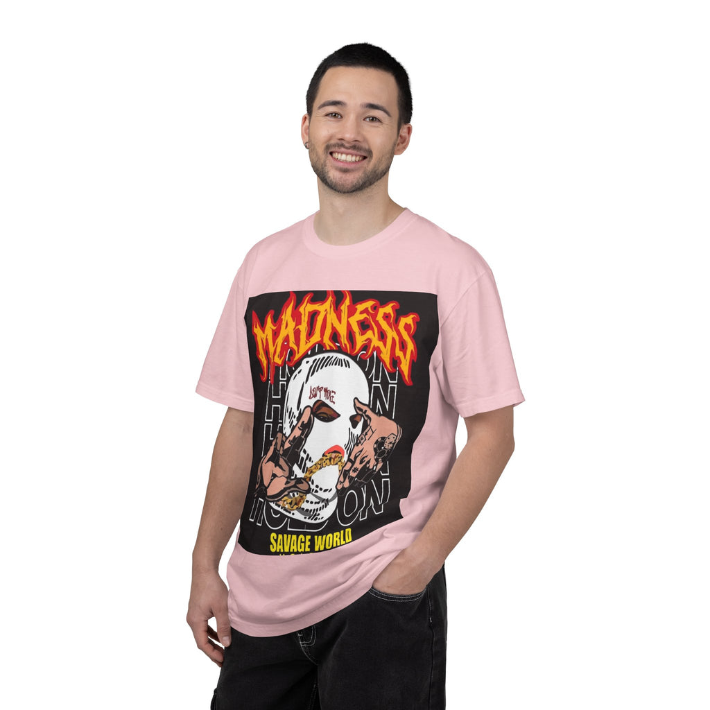Madness Skull Graphic T-Shirt — Savage World Streetwear Tee