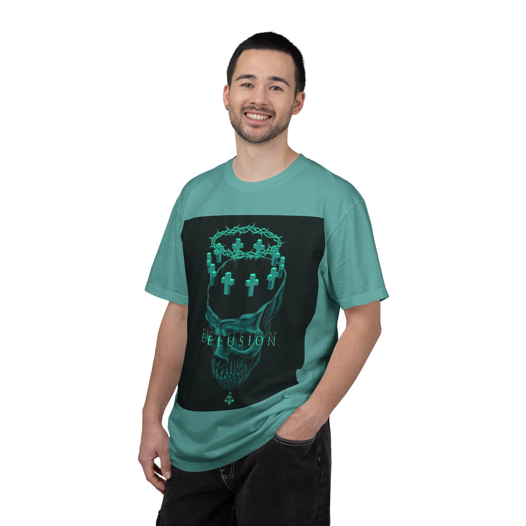 Skull Crown Tee — 'Delusion' Gothic Graphic T-Shirt