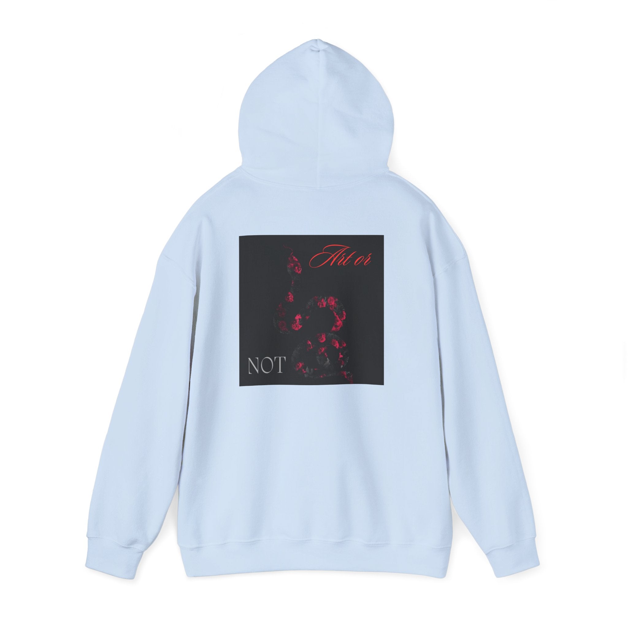 Hoodie — Gothic Red Roses 'Not Mine' Graphic Pullover