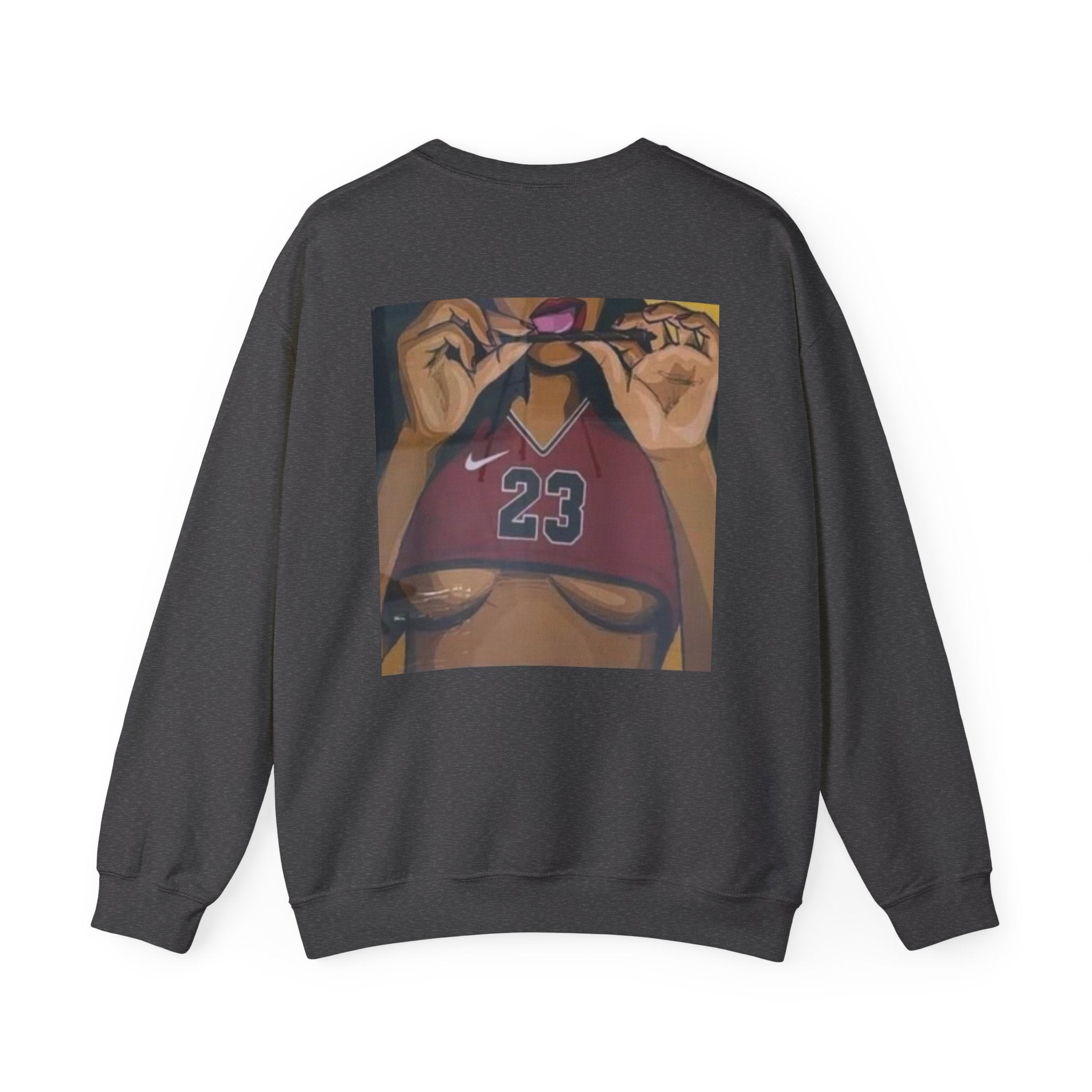 23 Jersey Crop Art Sweatshirt – Bold Urban Basketball Graphic Crewneck