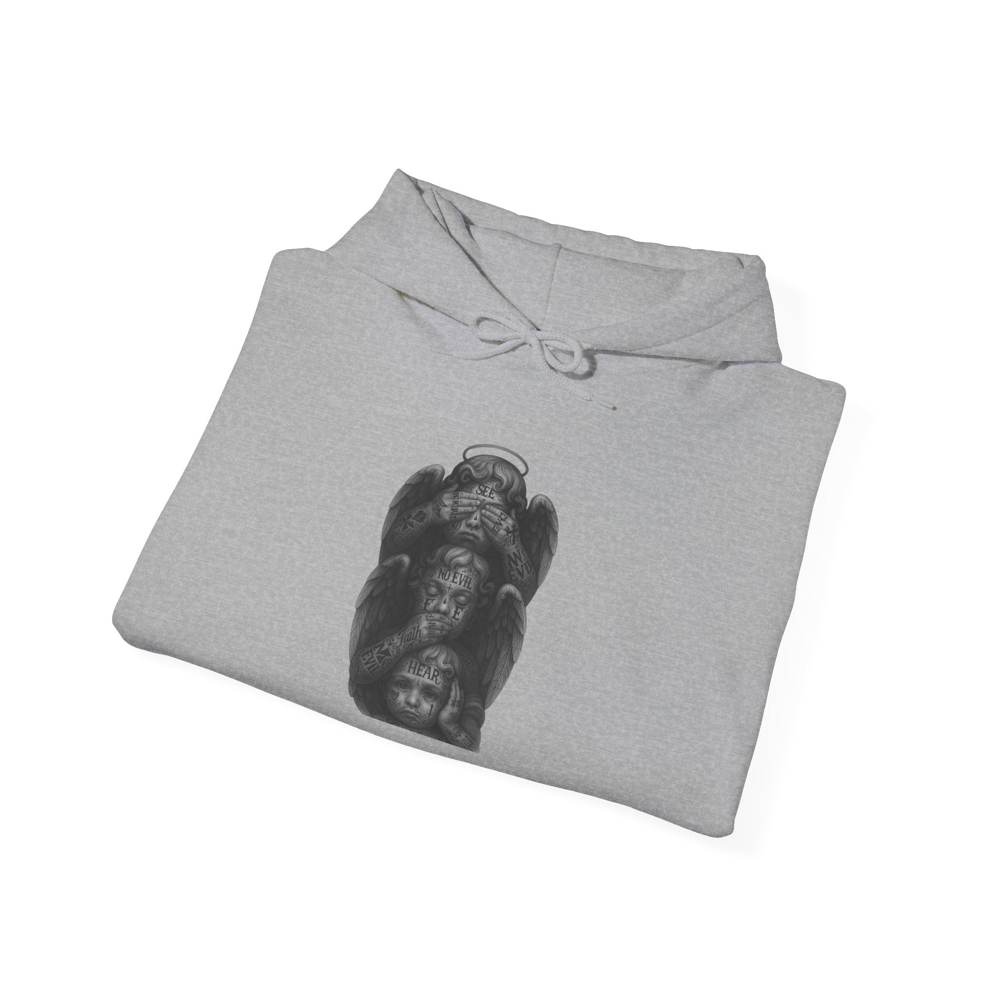 Statue Headstack Hoodie — Gothic Sculpture Art Pullover