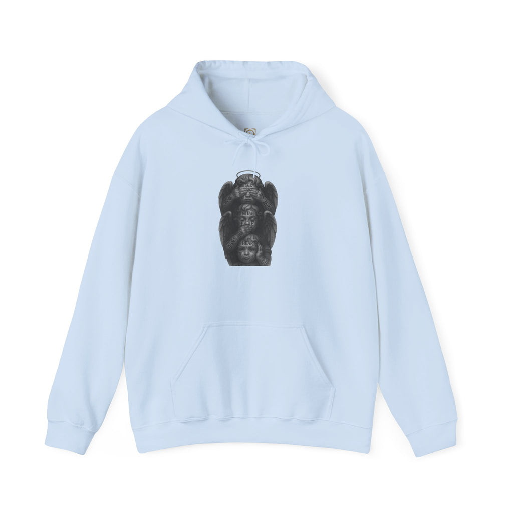 Statue Headstack Hoodie — Gothic Sculpture Art Pullover