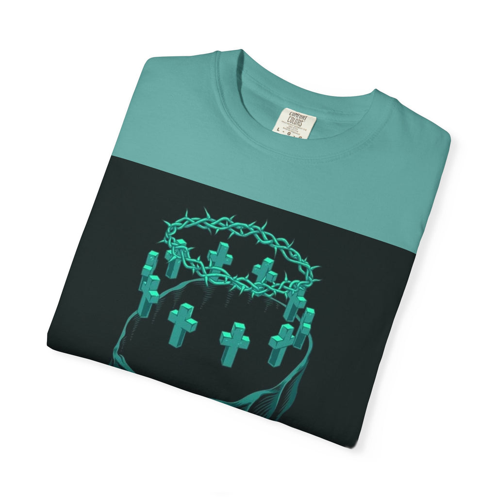 Skull Crown Tee — 'Delusion' Gothic Graphic T-Shirt