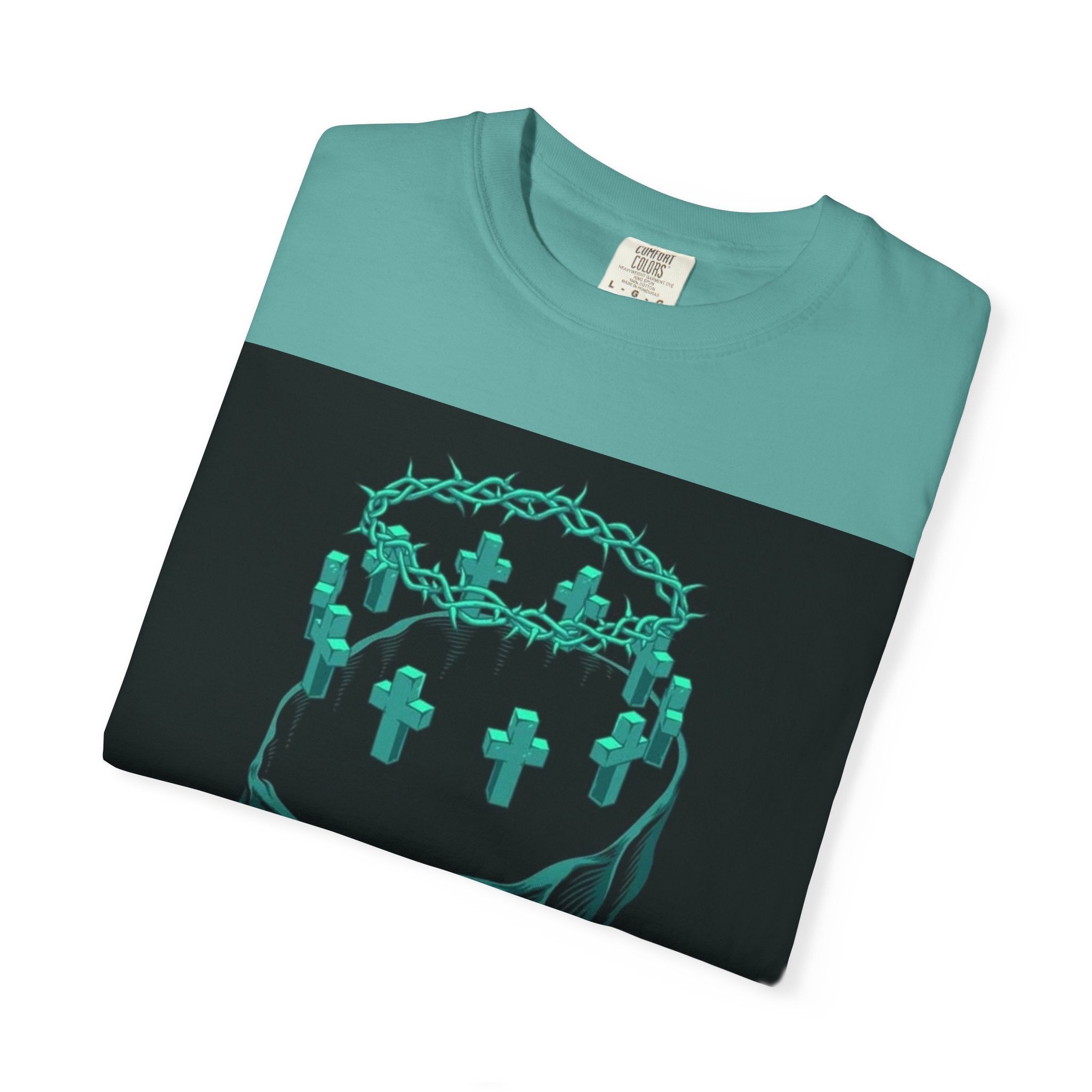 Skull Crown Tee — 'Delusion' Gothic Graphic T-Shirt
