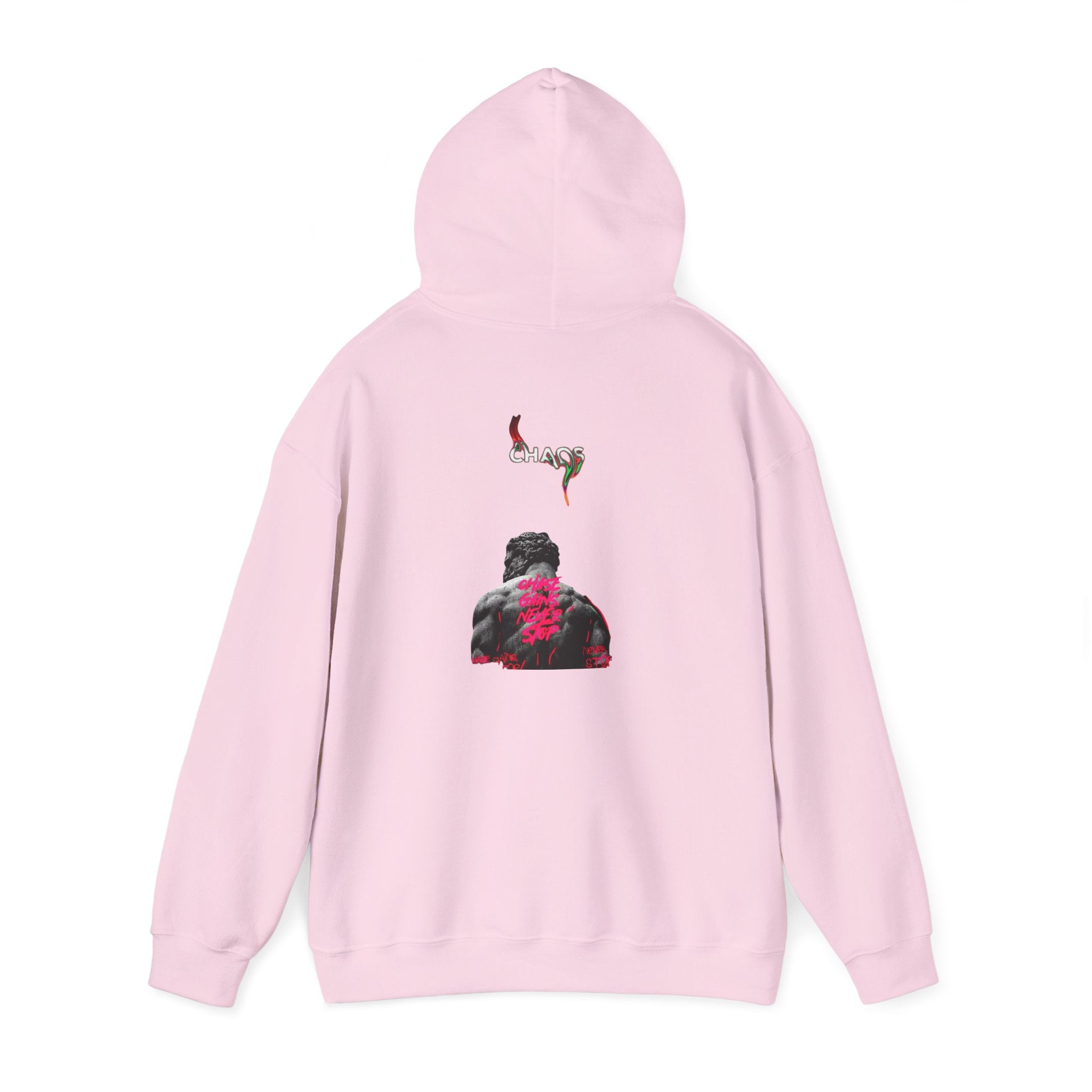 Smoky Rose Backprint Hoodie — Floral Skull Streetwear Pullover