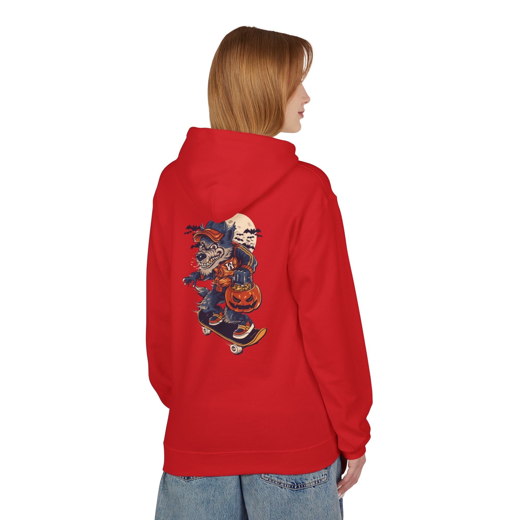 Skull Collage Hoodie — Grunge Floral Skull Graphic Pullover