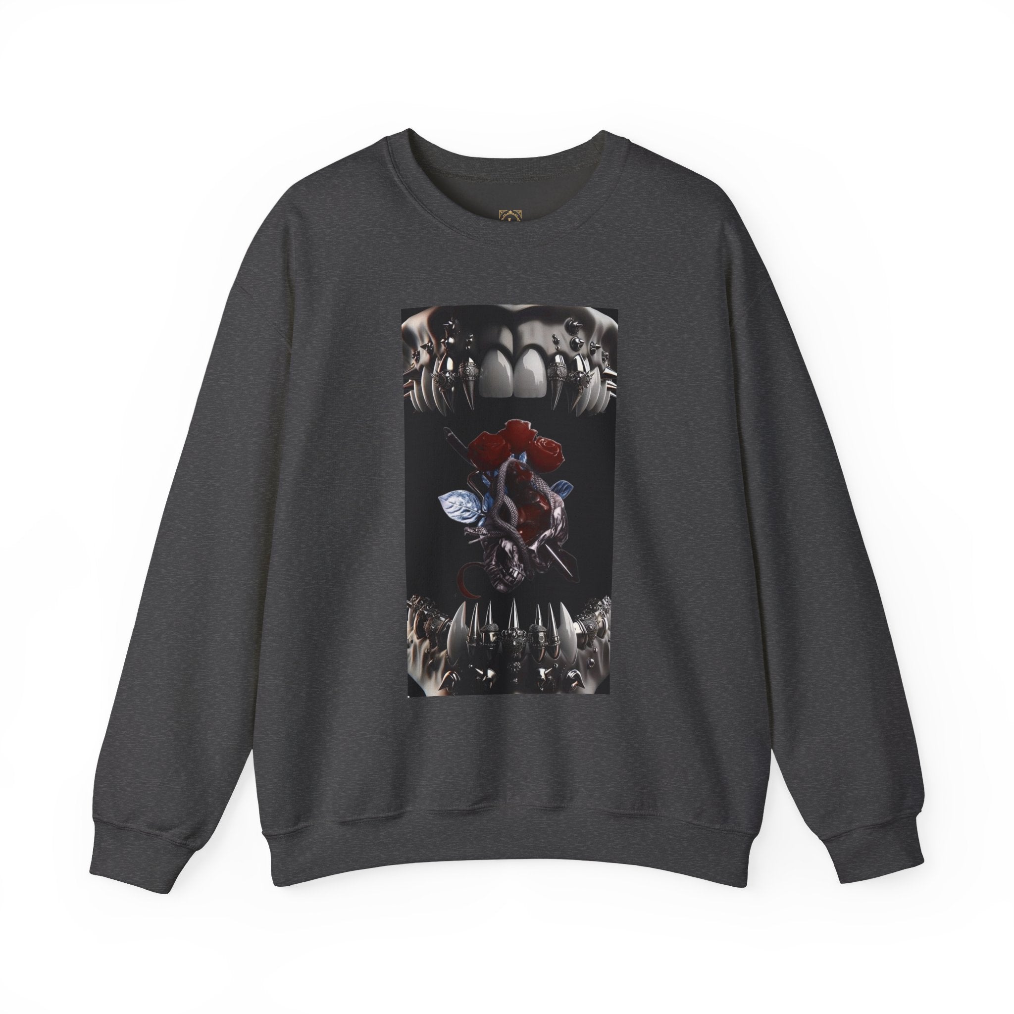 Gothic Rose Crewneck Sweatshirt