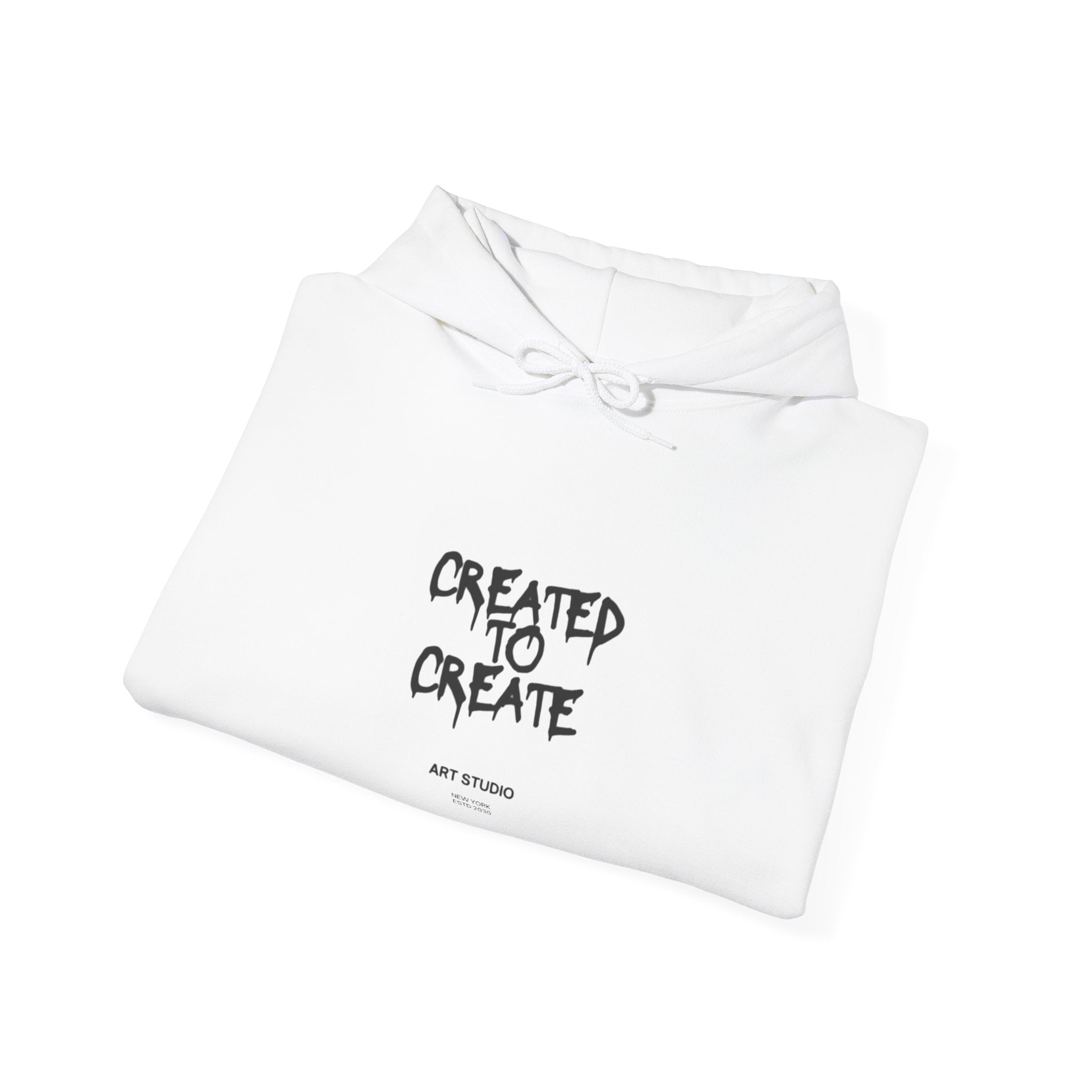 Created to Create Hoodie – Inspirational Artist Sweatshirt