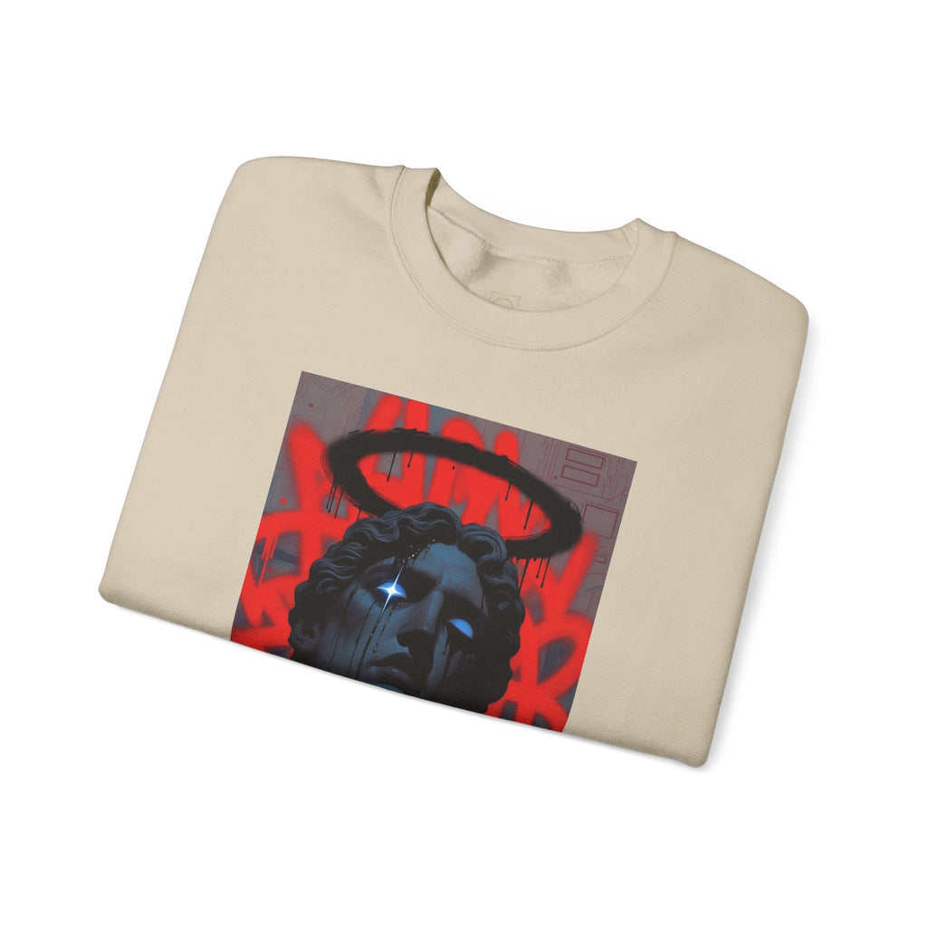 Street Art Statue Crewneck Sweatshirt