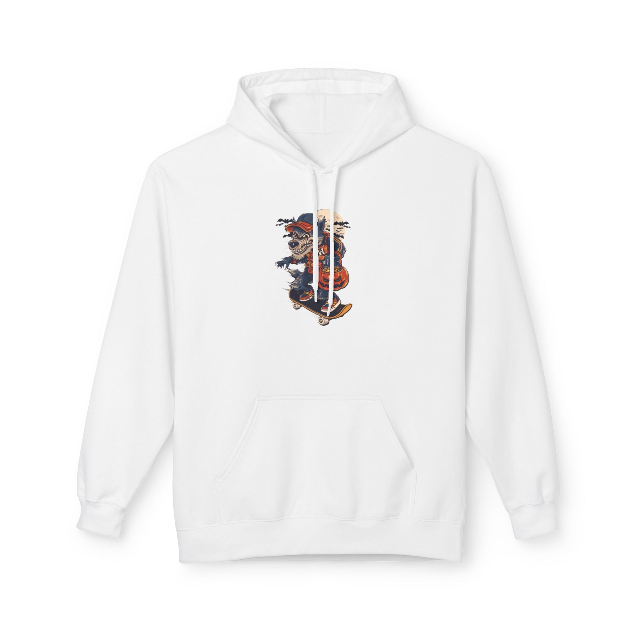 Skull Collage Hoodie — Grunge Floral Skull Graphic Pullover