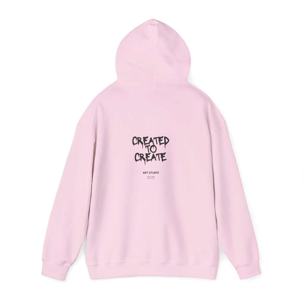 Created to Create Hoodie – Inspirational Artist Sweatshirt