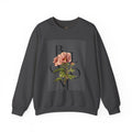 Floral Bloom Sweatshirt — Vintage Pink Flower Graphic Crewneck