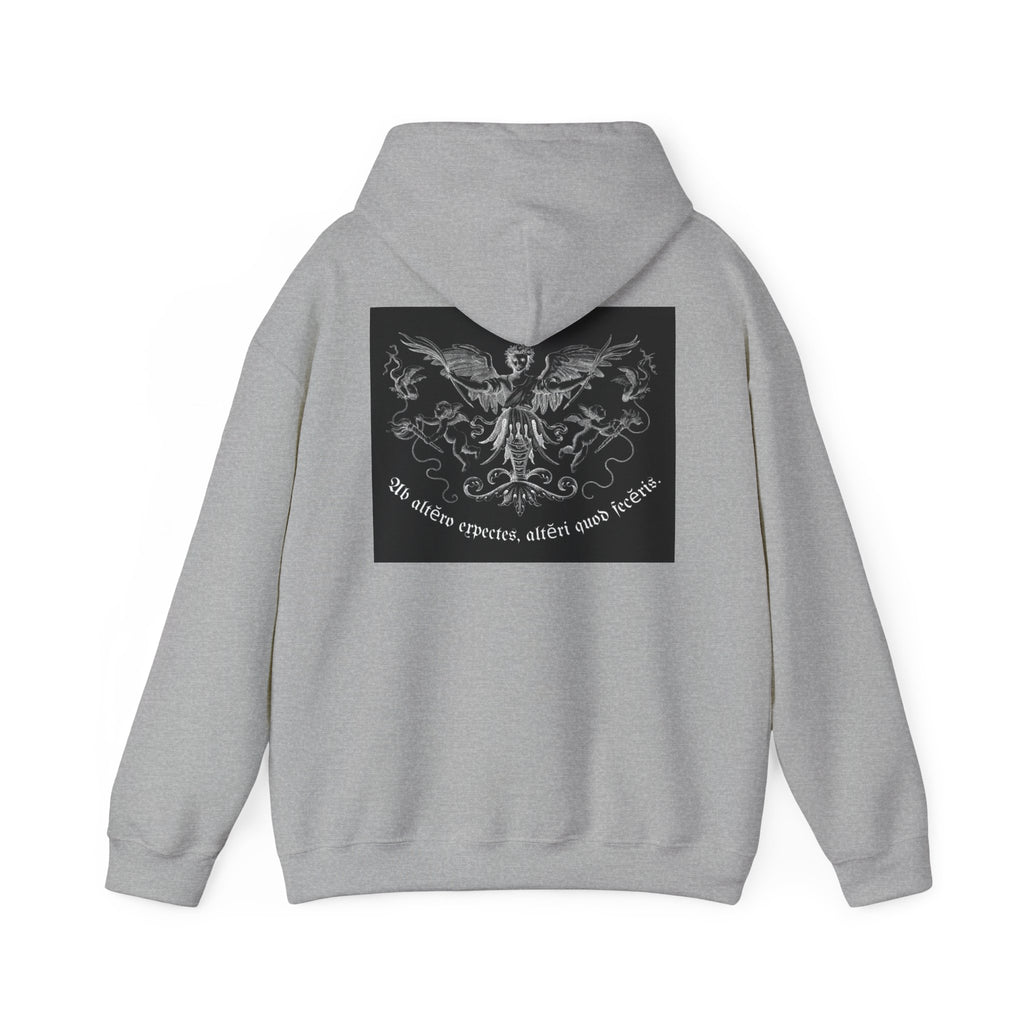 Phoenix Crest Hoodie — "We alone create, alone save, alone" Gothic Graphic Sweatshirt
