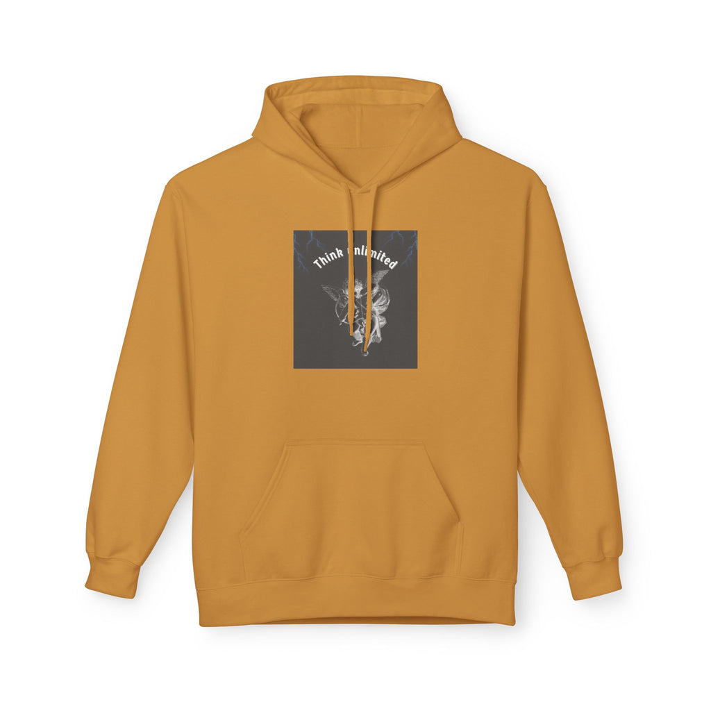 Think Unlimited Hoodie — Inspirational Angel Graphic Pullover