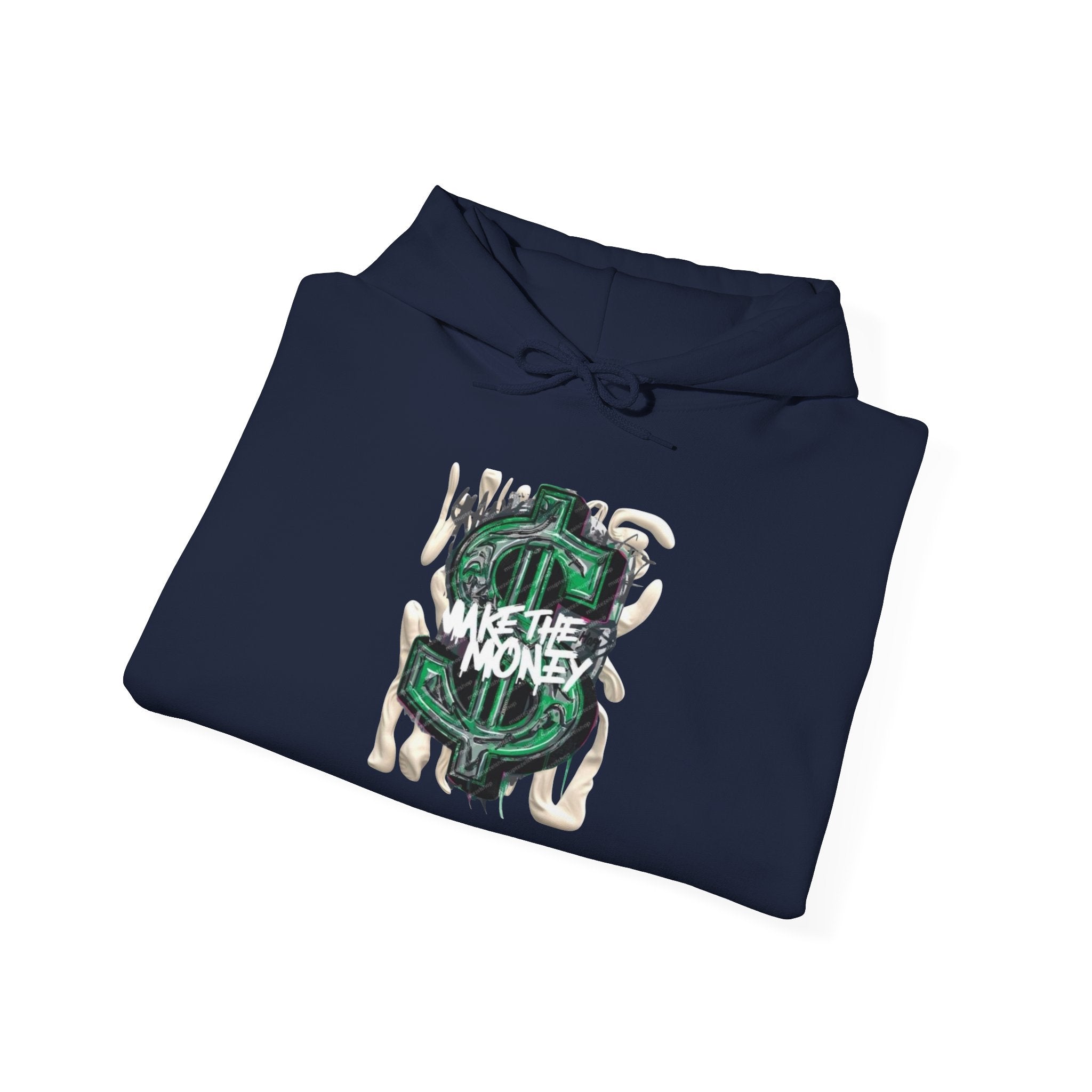 Make The Money Hoodie — Green Dollar Sign Graphic Pullover