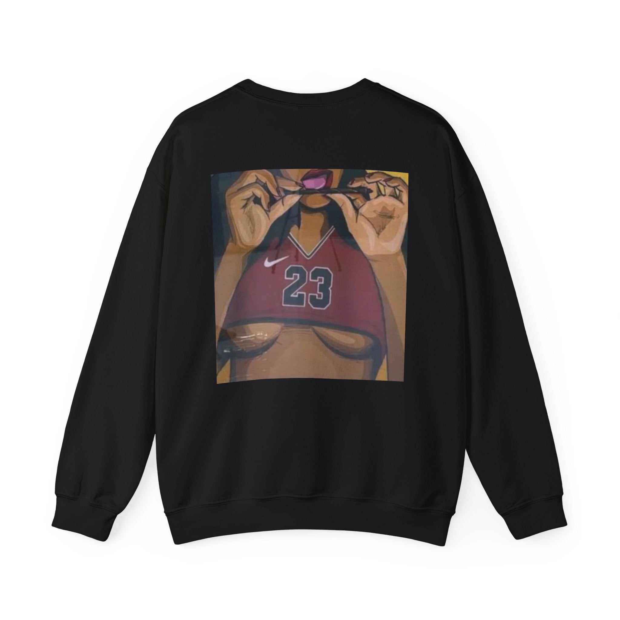 23 Jersey Crop Art Sweatshirt – Bold Urban Basketball Graphic Crewneck