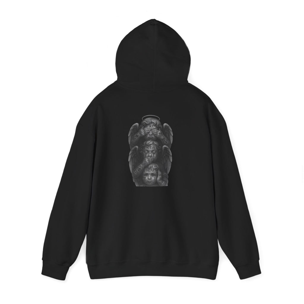 Statue Headstack Hoodie — Gothic Sculpture Art Pullover