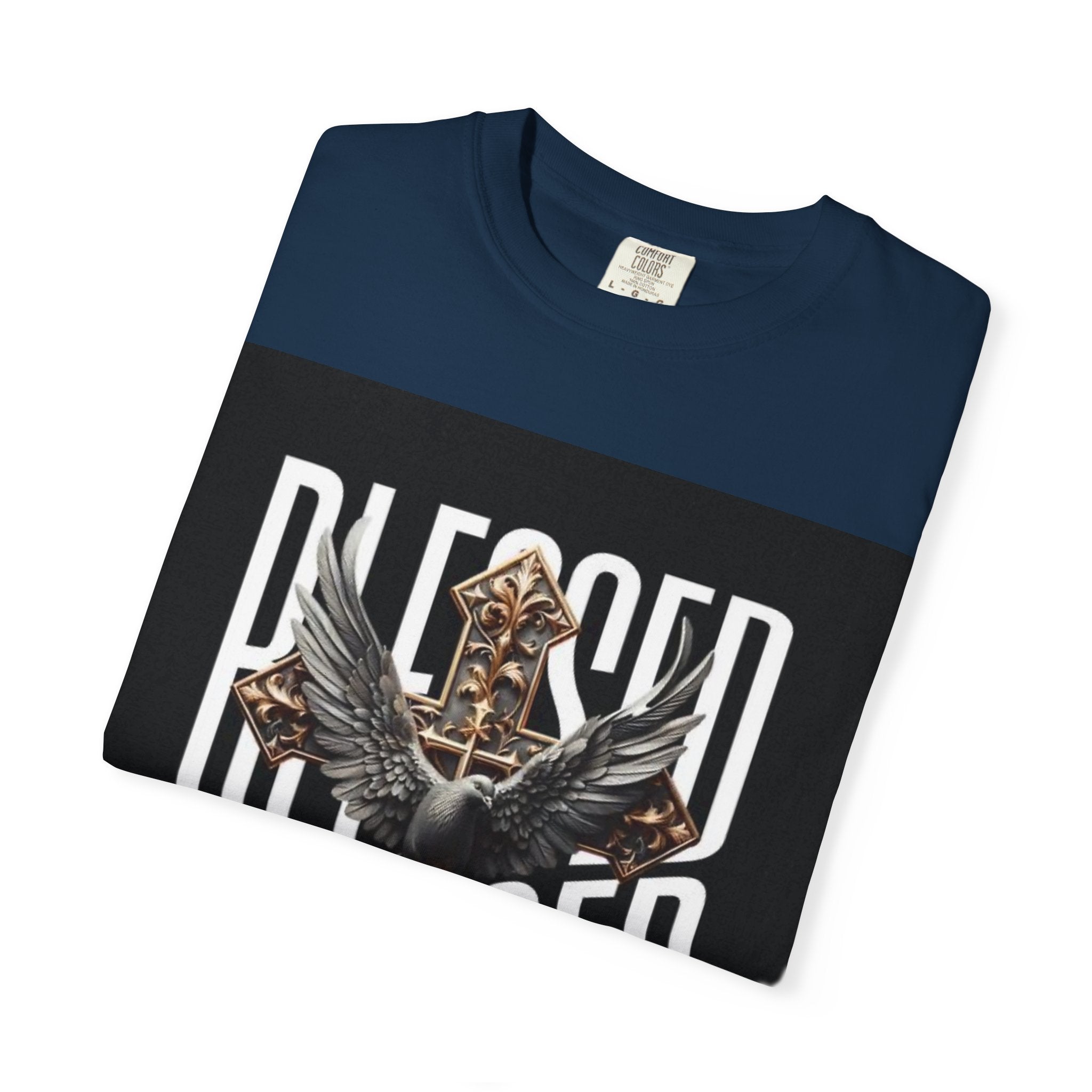 Blessed Dove Graphic T-Shirt — "BLESSED" Faith-Inspired Tee