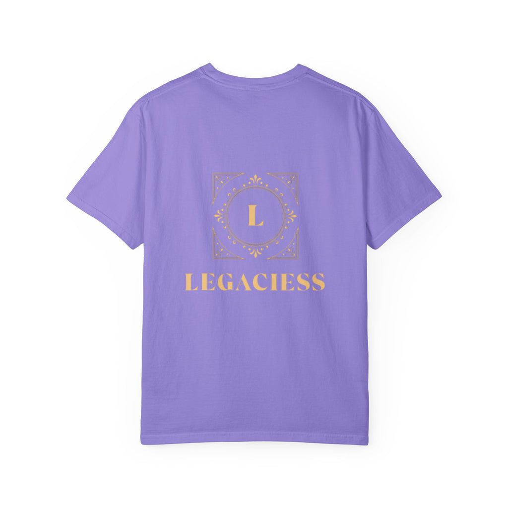 Abstract Neon Kiss T-Shirt — 'Legaciess' Back Logo Graphic Tee