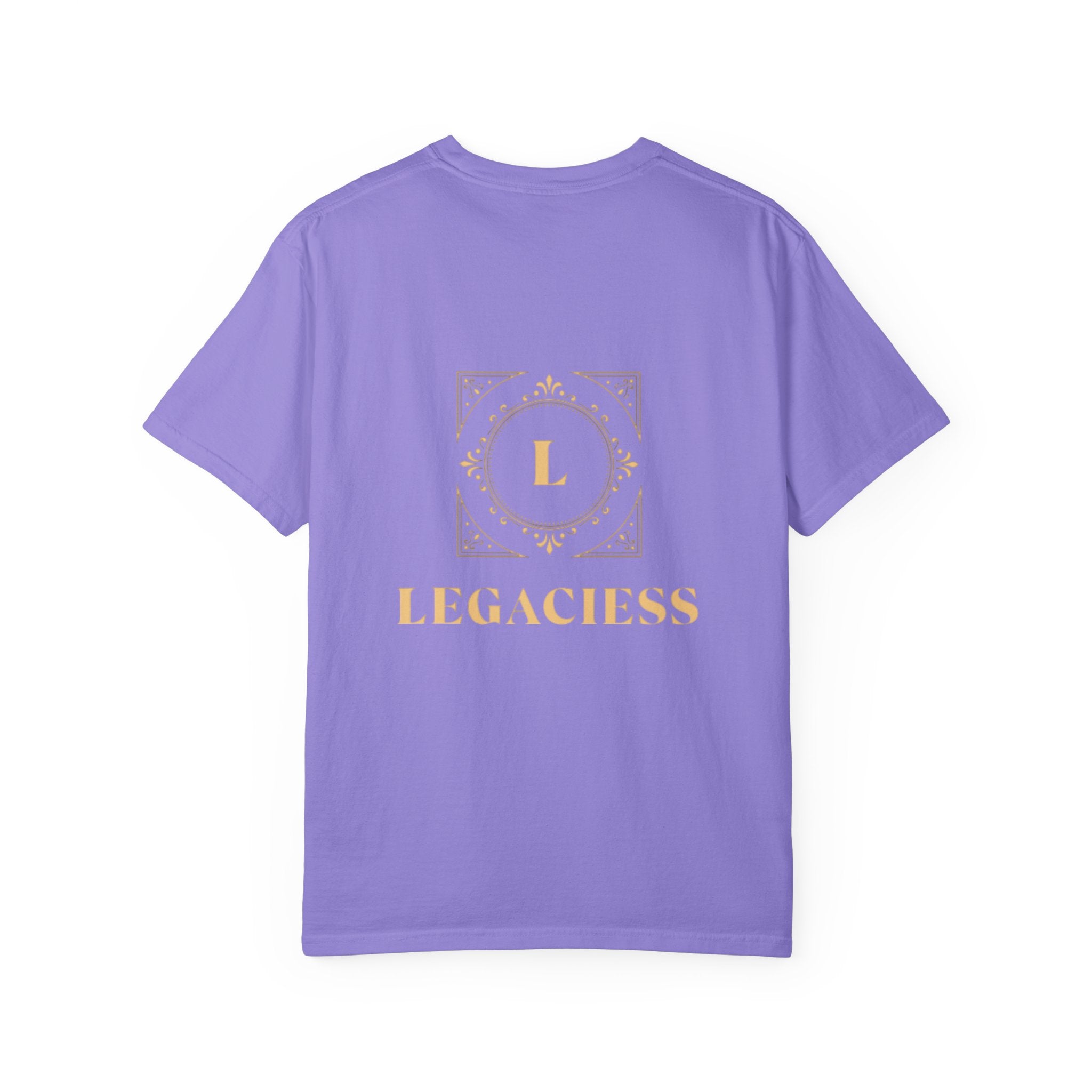Abstract Neon Kiss T-Shirt — 'Legaciess' Back Logo Graphic Tee
