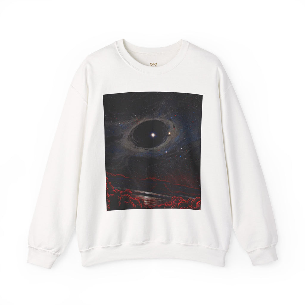 Cosmic Eclipse Crewneck Sweatshirt — 'Legaciess' Logo Back