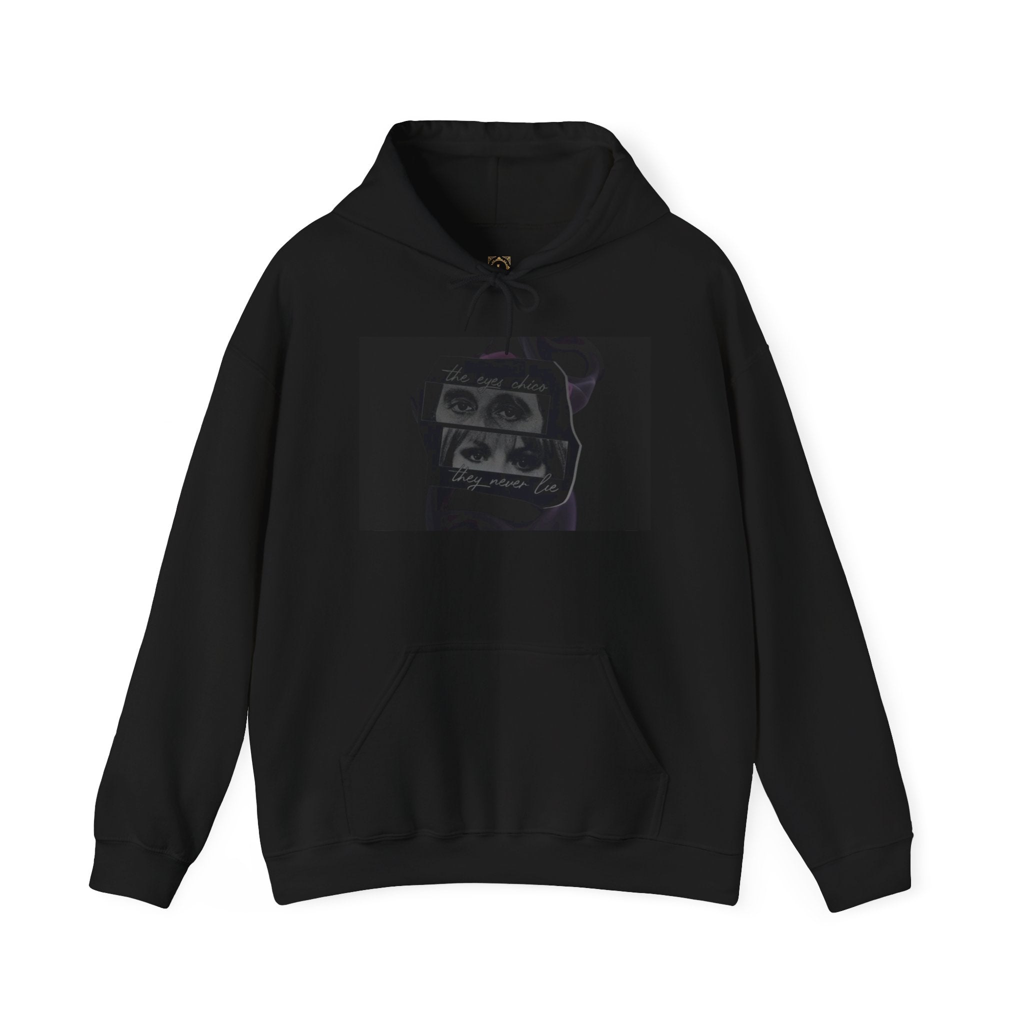 Surreal Triple-Eyes Hoodie — Dark Artistic Graphic Sweatshirt