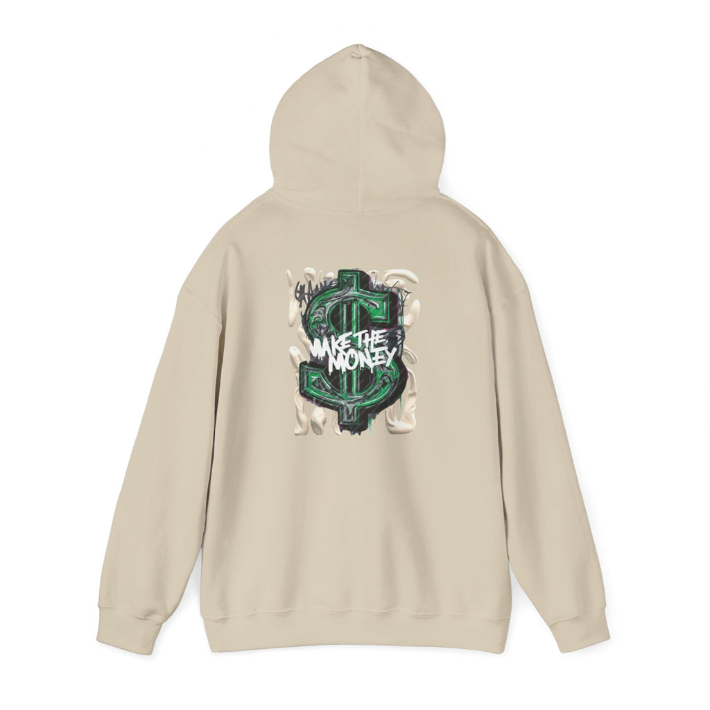 Make The Money Hoodie — Green Dollar Sign Graphic Pullover