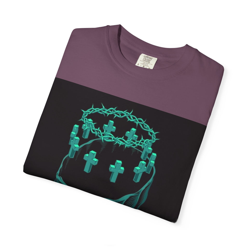 Skull Crown Tee — 'Delusion' Gothic Graphic T-Shirt