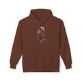 Skull Collage Hoodie — Grunge Floral Skull Graphic Pullover