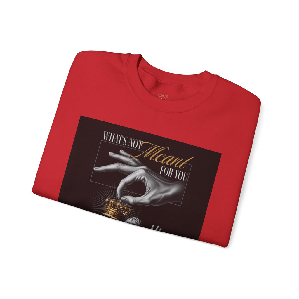 Crewneck Sweatshirt — 'What's My Heart For You' Inspirational Graphic Crewneck