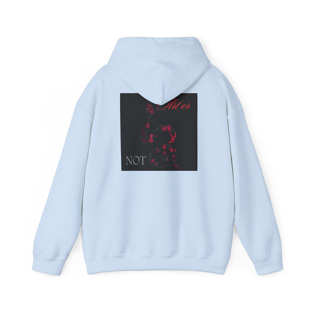 Hoodie — Gothic Red Roses 'Not Mine' Graphic Pullover