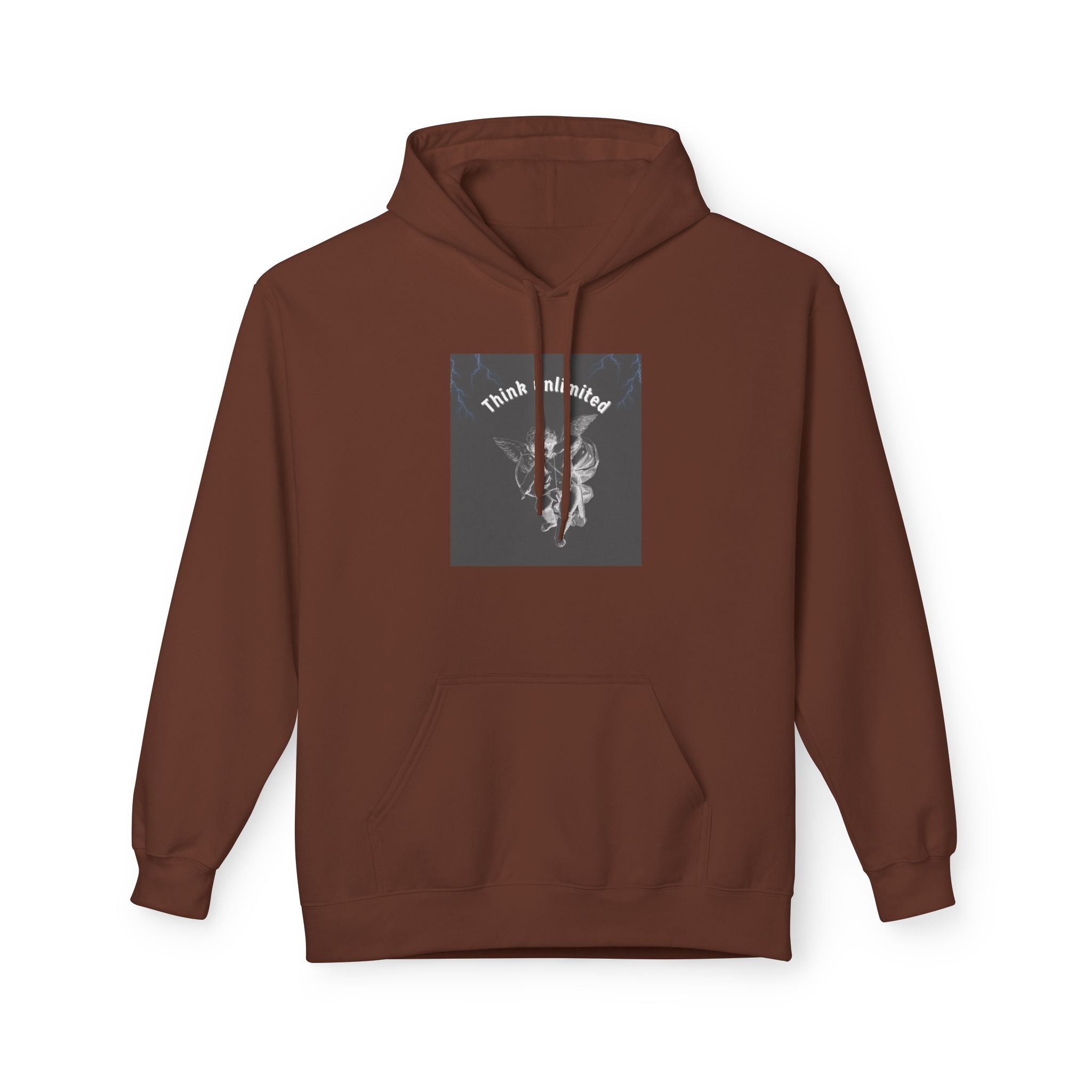 Think Unlimited Hoodie — Inspirational Angel Graphic Pullover