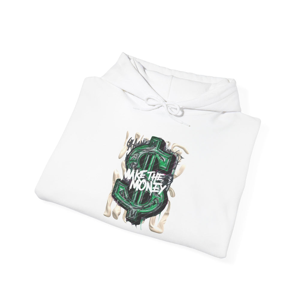 Make The Money Hoodie — Green Dollar Sign Graphic Pullover